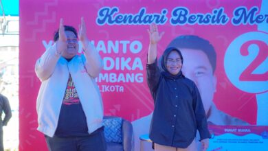 Kampanye di Kecamatan Kendari Barat, Yudhi-Nirna Paparkan Tujuh Program Unggulan