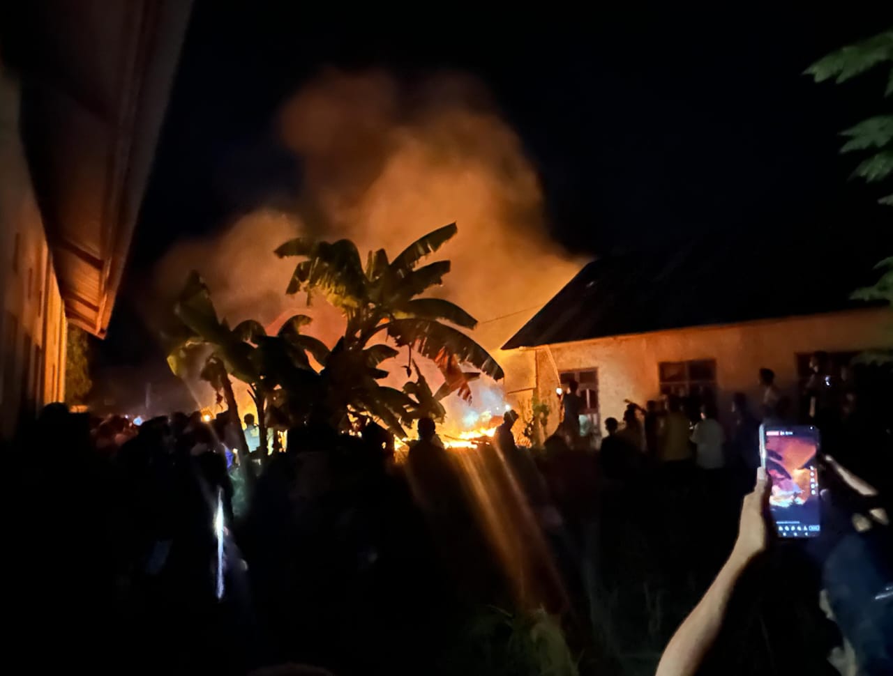 Rumah Lansia di Wamponiki Muna Ludes Terbakar