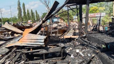 4 Kios di Pasar Rahabangga Konawe Terbakar, Kerugian Ditaksir Ratusan Juta