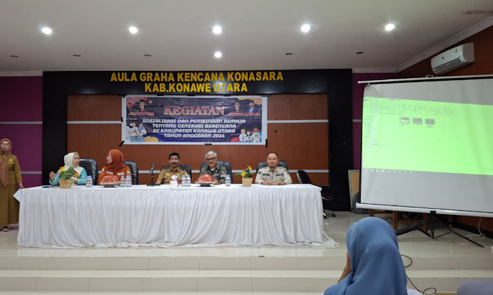 BKKBN Sultra Dorong Generasi Berencana Sasar Siswa SMP dan SMA di Konut