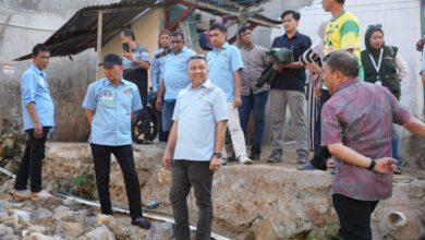 Cek Tanggul Roboh Pasca Banjir di Lasolo, AJP-ASLI: Ini PR Kami Ketika Terpilih Wali Kota Kendari