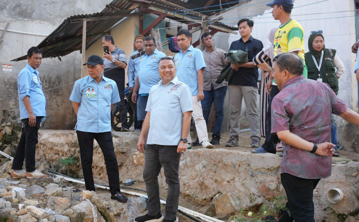 Cek Tanggul Roboh Pasca Banjir di Lasolo, AJP-ASLI: Ini PR Kami Ketika Terpilih Wali Kota Kendari