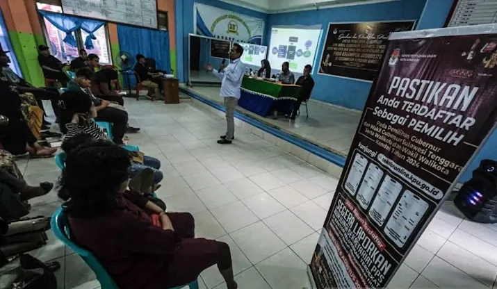 KPU Kendari Sosialisasi Peningkatan Partisipasi Pemilih ke Kelompok Disabilitas