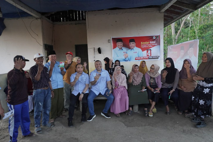 Serap Aspirasi Saat Blusukan di Labibia Kendari, AJP-ASLI Janji Tuntaskan Keluhan Warga