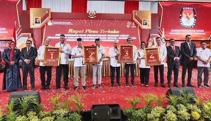 KPU Sultra Tetapkan Lokasi Debat Kandidat Cagub Dan Cawagub Sultra di Tiga Tempat Berbeda