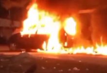 Sebuah Mobil Milik Warga di Wasolangka Muna Ludes Terbakar