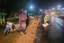 Tabrakan Motor Terjadi di Kontunaga Muna, Satu Korban Sempat Tak Sadarkan Diri