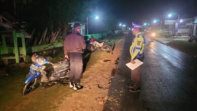 Tabrakan Motor Terjadi di Kontunaga Muna, Satu Korban Sempat Tak Sadarkan Diri