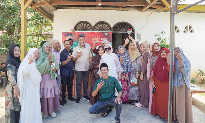 Wujud Ucapan Terima Kasih, Pemenang Door Prize Umrah Gratis Undang AJP-ASLI di Acara Syukuran