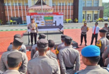 Polres Konut Kerahkan 103 Personel untuk Siaga Pengamanan Debat Pilkada