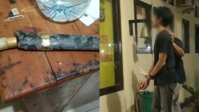 Seorang Pria di Kendari Nyaris Diamuk Warga, Diduga Cari Tempelan Narkoba sambil Bawa Sajam