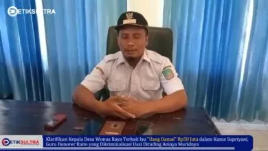 Video : Klarifikasi Kepala Desa Wonua Raya Terkait Isu "Uang Damai" Rp50 Juta dalam Kasus Supriyani, Guru Honorer Baito yang Dikriminalisasi Usai Dituding Aniaya Muridnya