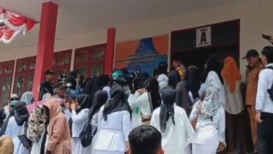 Karena Tak Terdaftar di BKN, Ratusan Tenaga Kesehatan di Muna Lakukan Demonstrasi