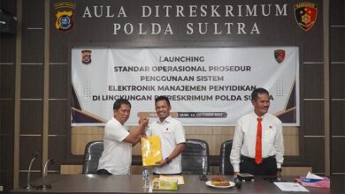 Ditreskrimum Polda Sultra Resmikan SOP Sistem Elektronik Manajemen Penyidikan Tindak Pidana