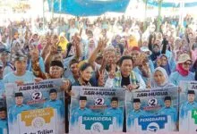 Kampanye Terbatas di Pulau Talaga Buteng, ASR-Hugua Paparkan 8 Program Unggulan