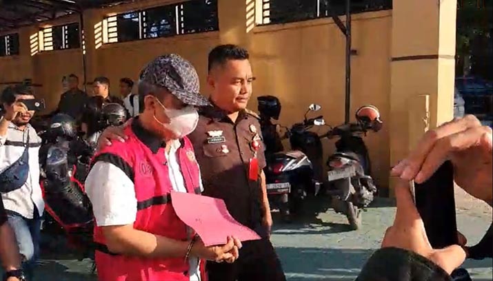 Jaksa Eksekusi Sekda Kota Kendari Ridwansyah Taridala ke Lembaga Pemasyarakatan