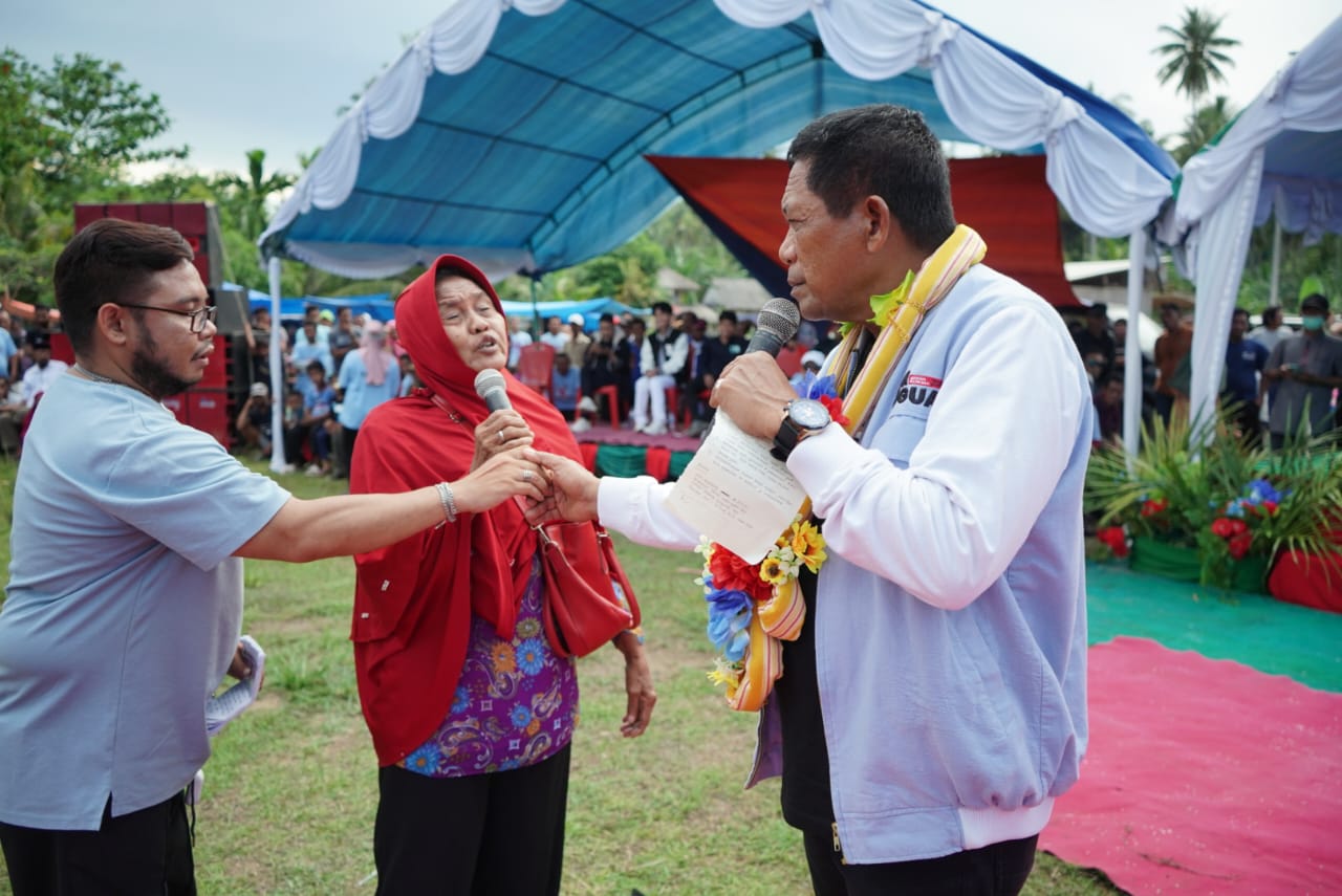 Kampanye di Bonegunu, Hugua Imbau Warga Jangan Salah Pilih Pemimpin