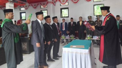 Tiga Unsur Pimpinan DPRD Muna Barat Periode 2024-2029 Resmi Dilantik