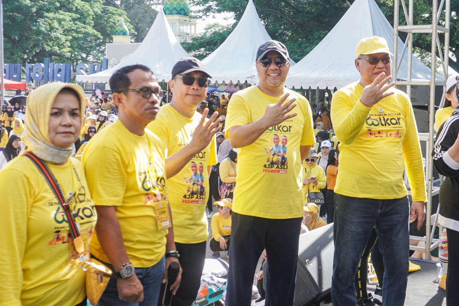 Ikut Meriahkan HUT Golkar ke 60, AJP-ASLI Komitmen Prioritaskan Keberadaan UMKM