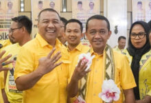 Berkunjung di Kendari, Bahlil Ancam Beri Sanksi Kader yang Tak Menangkan Cakada Usungan Golkar