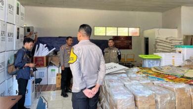 Jelang Pilkada, Kapolres Kendari Tinjau Langsung Pengamanan Gudang Logistik KPU