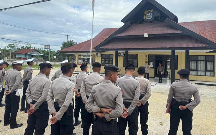 Polres Buton Tengah Siagakan 205 Personel untuk Amankan Debat Pasangan Calon Bupati dan Wakil Bupati