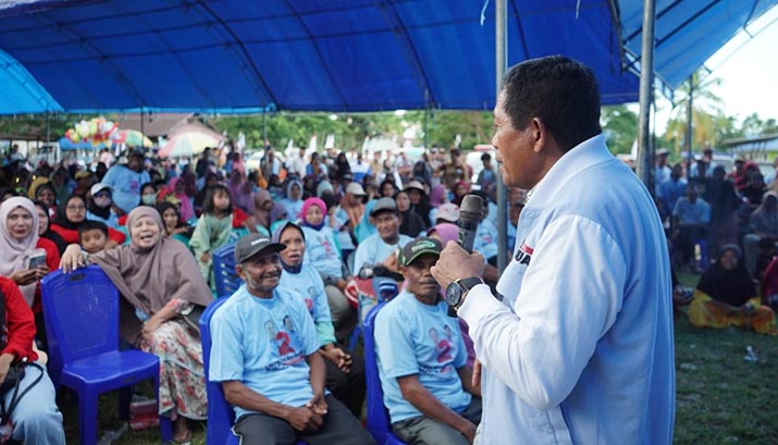 Di Mubar, ASR-Hugua Janji Tuntaskan Masalah Lapangan Pekerjaan hingga Pengadaan Bibit