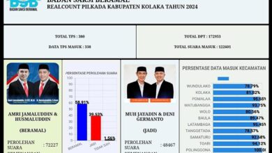 Amri Jamaluddin-Husmaluddin Unggul di Pilbup Kolaka Versi Quick Count