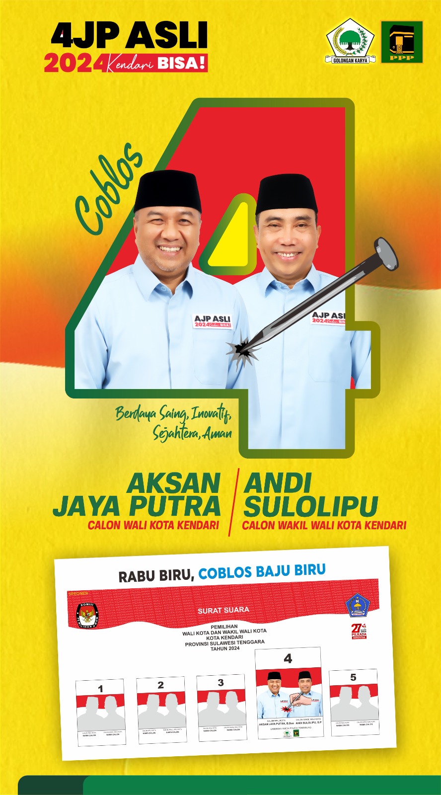 AJP ASLI Pilwali Kendari 2024