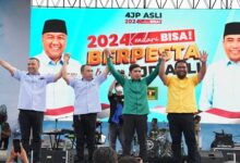 Hadir di Kampanye Akbar, Ketua Golkar dan PPP Kendari Kompak Serukan Menangkan AJP-ASLI