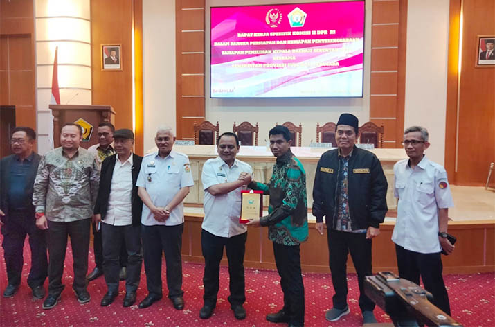 Komisi II DPR RI Kunjungi Sultra, Bahas Kesiapan Pilkada Serentak 2024