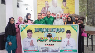 Lepas Lima Warga Kendari Umrah Gratis, AJP-ASLI Didoakan Menang Pilwali 2024