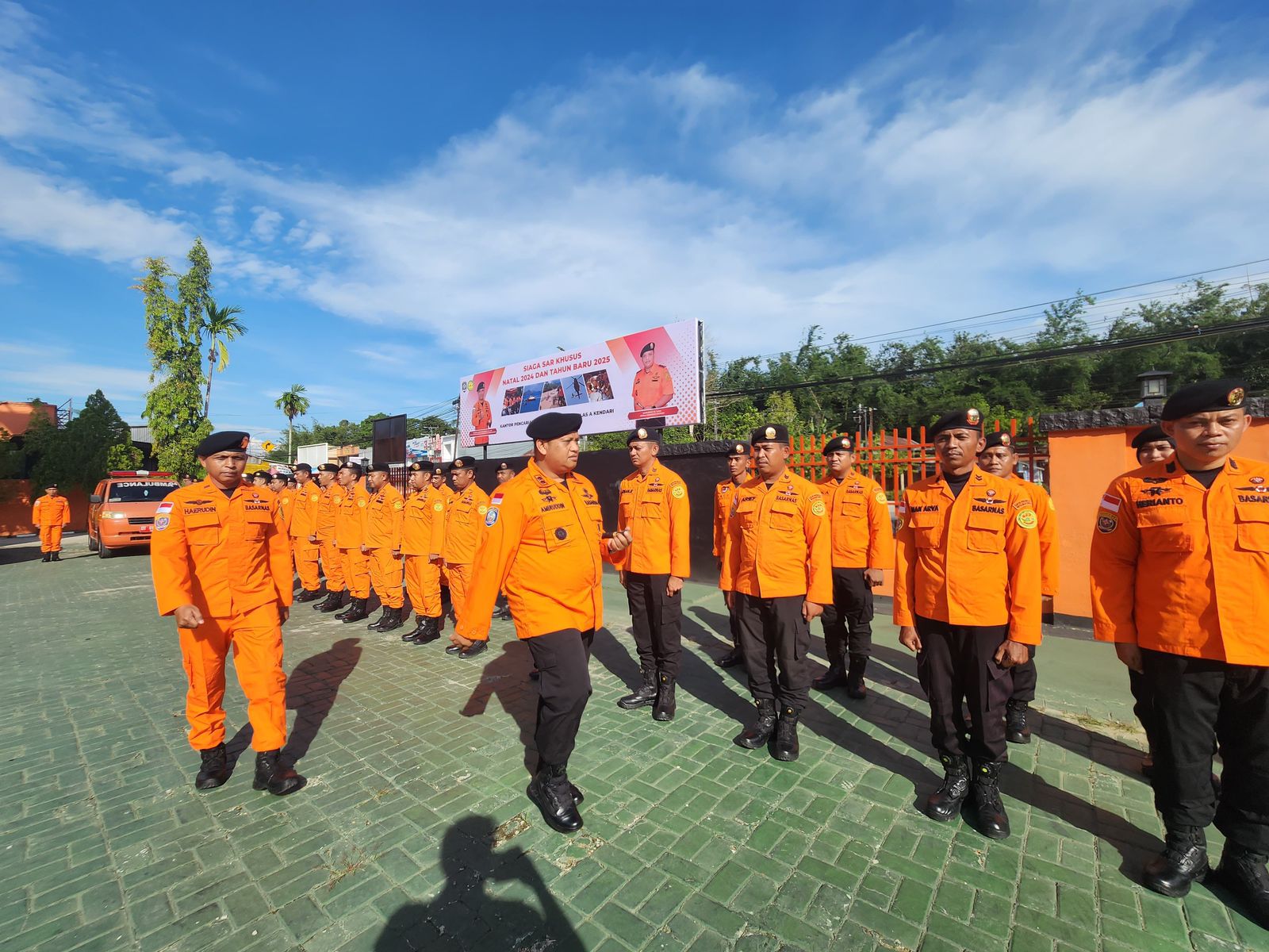 Siapkan Ratusan Personel, KKP Kendari Laksanakan Apel Siaga SAR Khusus Nataru