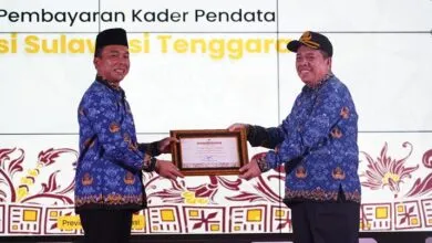 BKKBN Sultra Raih Penghargaan Apresiasi Inovasi Pembayaran Kader Pendata Tahun 2024