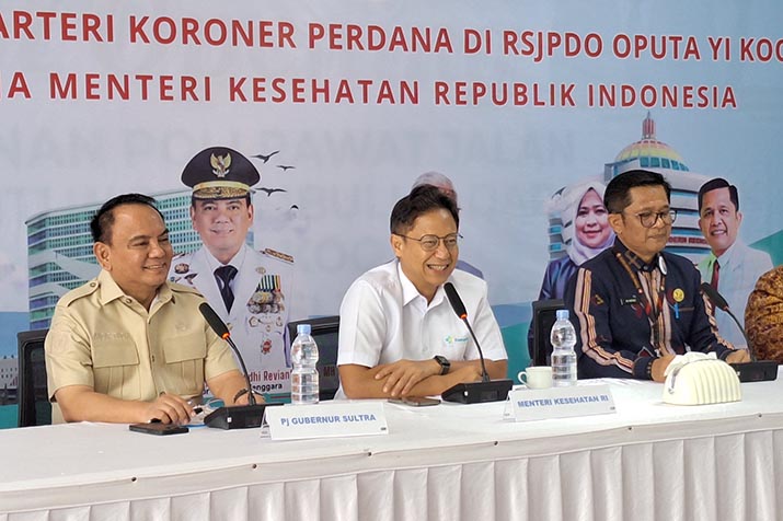 RS Jantung Kendari Sukses Lakukan Operasi Perdana Bedah Pintas Arteri Koroner