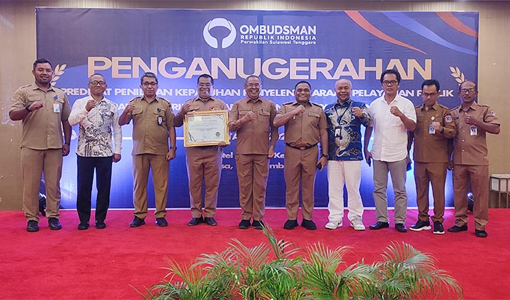 Pemda Muna Barat Raih Rapor Hijau dalam Penyelenggaraan Pelayanan Publik