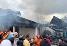 Bersih-Bersih Sambil Rebus Air, Satu Unit Rumah Milik Warga di Muna Terbakar