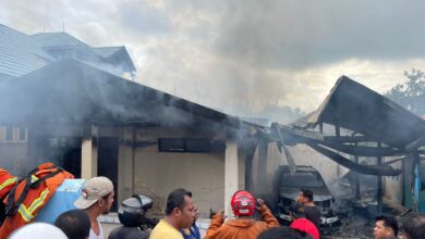 Bersih-Bersih Sambil Rebus Air, Satu Unit Rumah Milik Warga di Muna Terbakar