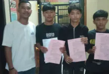 Polres Konawe Amankan Tiga Remaja Usai Kedapatan Bawa Sajam di Kawasan ICP