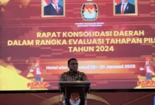 Ketua KPU Sultra, Asril. Foto: Muh Ridwan Kadir/Detiksultra.com