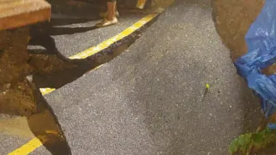 Akibat Hujan Deras, Jalan Nasional di Kecamatan Kolono Terputus Karena Longsor