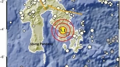 Kolaka Timur Kembali Diguncang Gempa 5,1 Magnitudo, BMKG Pastikan Tak Ada Potensi Tsunami