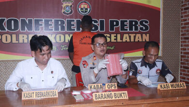 Polres Konsel Amankan Pengedar Narkotika dengan Barang Bukti 102 Gram Sabu-Sabu