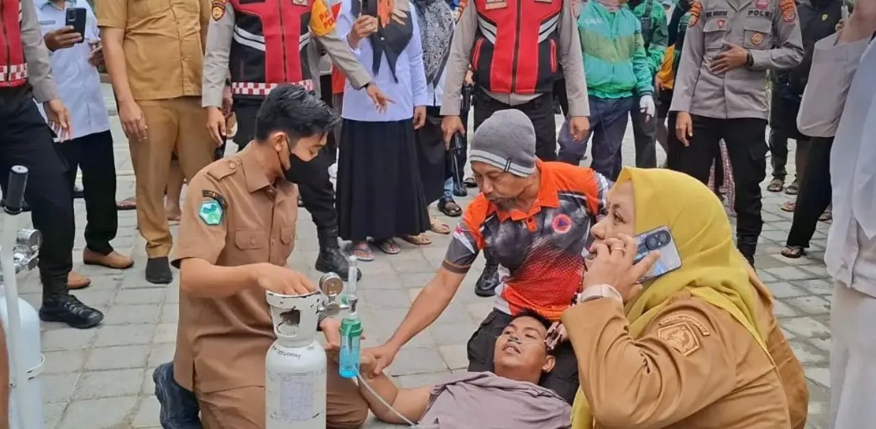 Kebakaran The park Mall Kendari, Satu Sekuriti Dilarikan ke Rumah Sakit