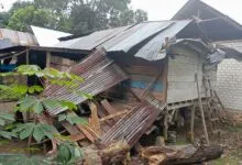 Dua Rumah di Muna Barat Rusak Diterjang Angin Kencang
