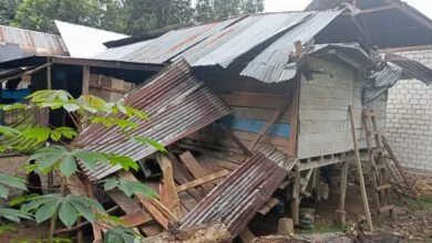 Dua Rumah di Muna Barat Rusak Diterjang Angin Kencang
