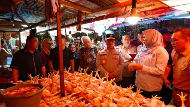 Sidak Pasar Jelang Ramadan, Kapolda Sultra Ingatkan Jangan Ada Penimbunan Sembako