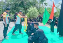 Perguruan Silat PO Muna Barat Gelar Pengukuhan dan Pemberian Kenaikan Sabuk