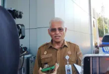 Ketgam: Sekda Sultra, Asrun Lio. Foto: Muh Ridwan Kadir/Detiksultra.com
