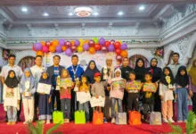Ramadan Penuh Warna, Hotel Qubah 9 Kendari Gelar Lomba Mewarnai dan Menggambar